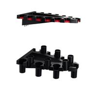 Berkley Space Saver for 6 Fishing Rods - Storage Rack for Wall and Ceiling Fixture - Home, Garage and Shed Safe Storage Solution for Multiple Fishing Rods, Black