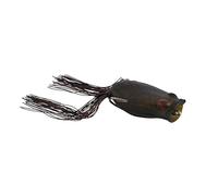 Berkley Swamp Lord Popping Hollow Body Frog Fishing Lure, Green Pumpkin, 2.4 in, Soft Body for Improved Hook-Up Ratio, Sealed to Prevent Water Intrusion, Equipped with Sharp Fusion19™ Hooks