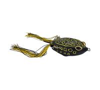 Berkley Swamp Lord Standard Hollow Body Frog Fishing Lure, Voodoo Black, 2.6 in, Soft Body for Improved Hook-Up Ratio, Sealed to Prevent Water Intrusion, Equipped with Sharp Fusion19™ Hooks