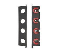 Berkley Twist Lock Utility 4 Rod Rack 4 Rod Rack, Storage Rack, Rod Management,Unisex, Black/Red