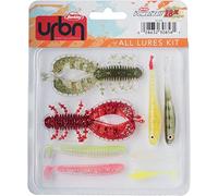 Berkley URBN All Lures Kit, Pack of 8 Soft Baits Curated by Berkley's Street Fishing Team, Ideal for Catching Perch, Pike and Zander, Try Different Tactics Easily With One Kit