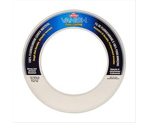 Berkley Vanish® Leader Material Coil, Clear, 60lb | 27.2kg, 30yd | 27m Fluorocarbon Fishing Line, Suitable for Saltwater Environments