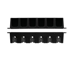 Berkley Vertical Rod Rack for fishing rod storage - wall rack to safely and securely store 6 rods or combos in your garage