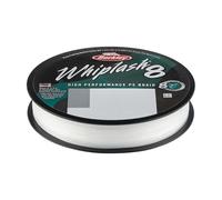 Berkley Whiplash® 8 Braided Fishing Line - Ultra-Strong, 100% PE Fiber, 8-Carrier Braid for Superior Casting & Abrasion Resistance Freshwater & Saltwater Crystal 0.0055in|0.14mm 42lb|19.2kg 164yd|150m