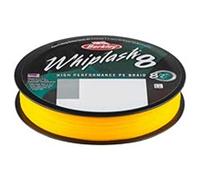 Berkley Whiplash8, Fishing Line, Superline, , Predator Fishing, Pike, Perch, Zander, Trout, Unisex, Yellow, 0.08mm | 12.9kg | 28lb | 330yd