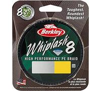Berkley Whiplash8, Fishing Line, Superline, , Predator Fishing, Pike, Perch, Zander, Trout, Unisex, Yellow, 0.16mm | 20.9kg | 46lb | 330yd