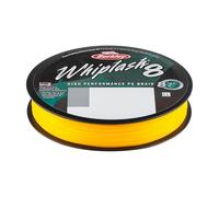 Berkley Whiplash8, Fishing Line, Superline, , Predator Fishing, Pike, Perch, Zander, Trout, Unisex, Yellow, 0.1mm | 14.8kg | 32lb | 330yd
