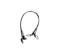 Berkley Wire-Wound Steelon Leaders 6" Length, 30 lb Line Tested, Black, Per 3