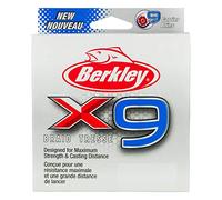 Berkley X9 Braided Fishing Line - 9 Strand Braid Line for Saltwater and Freshwater Fishing, Unisex, Crystal, 31.5kg| 328yd | 300m