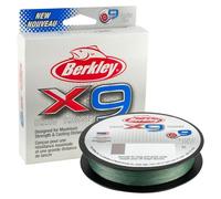 Berkley X9 Braided Fishing Line - 9 Strand Braid Line for Saltwater and Freshwater Fishing, Unisex, Low-Vis Green, 0.06mm | 6.4kg | 150m | 165yd