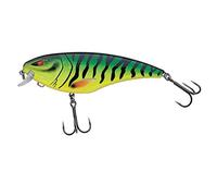 Berkley Zilla Flanker, Fishing Hook, Hard Lures, Floating Shallow Running Wobbler with Fusion 19 Treble Hooks - Lead Free PredatorFishing, Pike, Unisex, Firetiger, 79g | 155mm