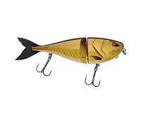 Berkley Zilla Jointed Glider, Fishing Hook, Hard Lures, Slow Sinking Glide Bait with Fusion 19 Treble Hooks, extreme Loud Rattle, Lead Free PredatorFishing, Pike, Unisex, Rudd, 80g | 180mm