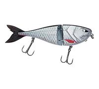 Berkley Zilla Jointed Glider, Fishing Hook, Hard Lures, Slow Sinking Glide Bait with Fusion 19 Treble Hooks, extreme Loud Rattle, Lead Free PredatorFishing, Pike, Unisex, Roach, 44g | 135mm