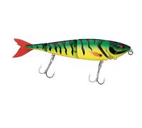 Berkley Zilla Swimmer, Fishing Hook, Hard Lure, Slow Sinking 4-Piece Swimbait with extremely natural action - Fusion 19 Treble Hooks - Lead Free Predator Fishing, Pike, Unisex, Firetiger, 45g | 190mm