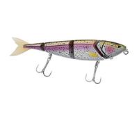 Berkley Zilla Swimmer, Fishing Hook, Hard Lure, Slow Sinking 4-Piece Swimbait with extremely natural action, Fusion 19 Treble Hooks, Lead Free Predator Fishing,Pike, Unisex, Rainbow Trout, 15g | 120mm