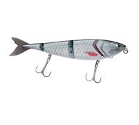 Berkley Zilla Swimmer, Fishing Hook, Hard Lure, Slow Sinking 4-Piece Swimbait with with extremely natural action - Fusion 19 Treble Hooks - Lead Free PredatorFishing, Pike, Unisex, Roach, 15g | 120mm