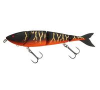 Berkley Zilla Swimming Lure, Multi-Jointed Swimbait, Slow-Sinking Glide Bait, Long Cast Fishing Lure for Predator Anglers; Pike, Zander, Bass, Fusion19 Treble Hooks, 19cm, Shadow Tiger