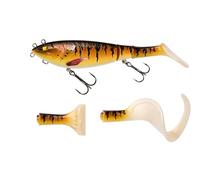 Berkley Zilla Tailswinger, Fishing Hook, Hard Lure, First Jointed Tailbait on the Market With Amazing Swimming Action and Huge Versatility, PredatorFishing, Pike, Unisex, Motoroil Burbot, 56g | 140mm