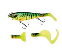 Berkley Zilla Tailswinger, Fishing Hook, Hard Lure, the First Jointed Tailbait on the Market With Amazing Swimming Action and Huge Versatility, PredatorFishing, Pike, Unisex, Firetiger, 89g | 180mm