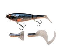 Berkley Fishing Lure Zila Tailswinger 180 - Jointed Tailbait 89g/180mm - Two Tone Fegis