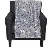 Berkshire Blanket & Home Co. Peanuts Gang Snoopy Happy Dance Velvet Soft Plush Throw Blanket by Berkshire Blanket & Home Company,Gray,50 Inch x 70 Inch
