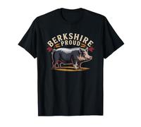 Berkshire Pig Farmer Raising Heritage Breed Pork Old Way Hog T-Shirt