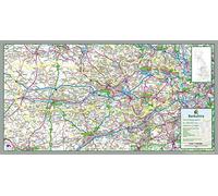 Berkshire - UK County Map Paper - 50 x 90 cm