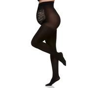 Berkshire Women's Maternity Opaque Pantyhose-Style 5701 Tights, Black, D
