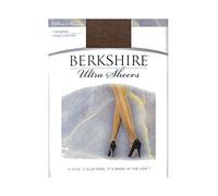 Berkshire Women's Plus Size Queen Ultra Sheer Non-Control Top Pantyhose - Sandalfoot,French Coffee,5X-6X, French Coffee, XXXXX-Large