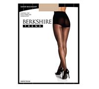 Berkshire Women's Sheer Backseam with Control Top Pantyhose Tights, 20_den, City Beige, 3-4