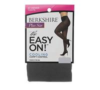 Berkshire Women's The Easy On 40 Denier Max Coverage Plus Size Tights, 70 den, Grey Dark, 3XL-4XL Große Größen
