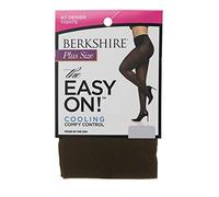Berkshire Women's The Easy On 40 Denier Microfiber Tights, Chocolate Kisses, XX-Large