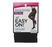 Berkshire Women's Plus Size the Easy on 40 Denier Tights, Black, 5X-6X