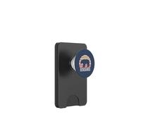 Berkshires Retro Bear PopSockets PopWallet for MagSafe