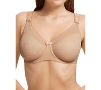 Berlei Womens Beauty Minimiser Underwired Bra Size 34D in Nude Acrylic Mix Non-Padded Underwired, (B521)
