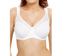 Berlei Women's Beauty Everyday Minimizer Bra Full Coverage, Opaque, White, 44C