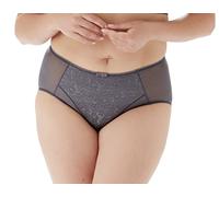Berlei Beauty Lace Deep Brief Dark Grey L