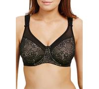 Berlei Bra Beauty Everyday Minimiser - Underwired, Lace, Non-Padded - Black 42F