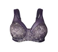 Berlei Beauty Lace Underwired Smoothing Bra - Aubergine Aubergine 38E