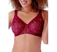 Berlei Beauty Lace Underwired Smoothing Bra Burgundy 36G