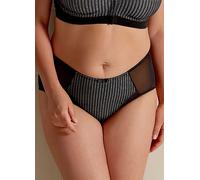 Berlei Beauty Stripe Deep Briefs Black