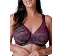 Berlei Women's Beauty Stripe Smoothing Bra - Burgundy | Size: 36E Berlei Burgundy 36E