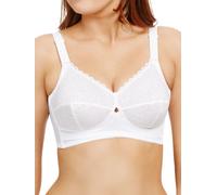 Pretty Polly Women's Classic Full Cup Bra Coverage, Opaque, Black, 44E