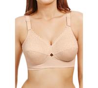 Berlei Women's Bra Classic Full Cup - Non-Wired Total Support, Opaque Beige (Nude) 48DD