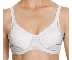 Berlei Electrify YYN7, Underwired, Non Padded Cup, High Impact Sports Bra, White