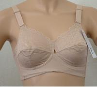 Berlei Solutions B510 Classic Support Lace Soft Full Cup Bra, White, Black, Nude
