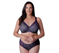 Berlei Beauty Everyday Underwire Minimiser Bra Aubergine 34E