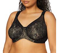 Berlei Women's Beauty Minimiser Everyday Bra, Black/Nude, 36DD