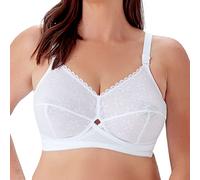 Berlei Women's Classic Full Cup Bra Coverage, Opaque, White, 48E