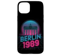 Berlin 1989 Retro Synthwave Brandenburg Gate Case for iPhone 15 Plus